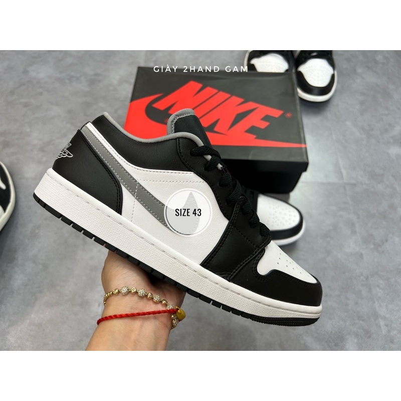 Giày thể thao chính hãng Nike Jordan 1 low smoke grey v3 2hand