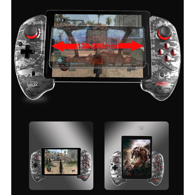 PUBG Bộ Tay Cầm Chơi Game Không Dây Ipega 9083a Bluetooth 5.0 Cho Ns Switch Ps3 / Pc Ios Android