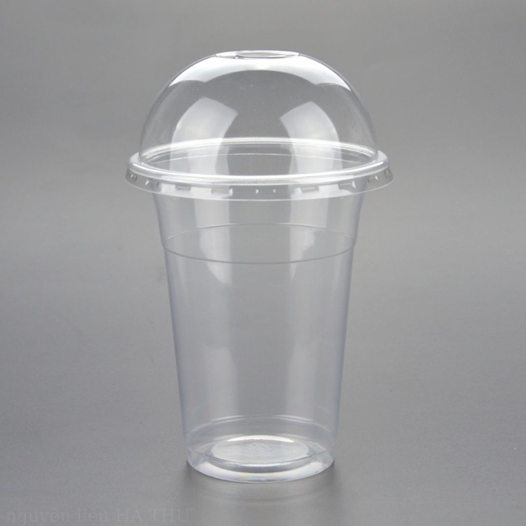 Combo 50 Cốc Nhựa 500ml Cứng Cáp Không Nắp- Kèm Nắp