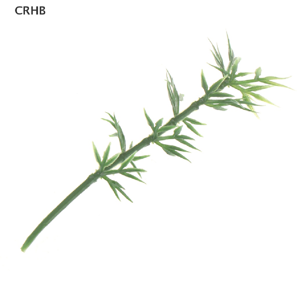 Crhb Bộ 20 Mô Hình Cây Tre Mini Bằng Nhựa Để Bàn Trang Trí Mới