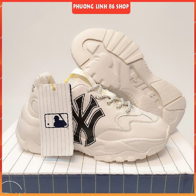 Giày thể thao nữ Phuong linh 86 shop giày Sneakers NY LA Hàn Quốc tăng chiều cao Nam Nữ bản đế tách chuẩn