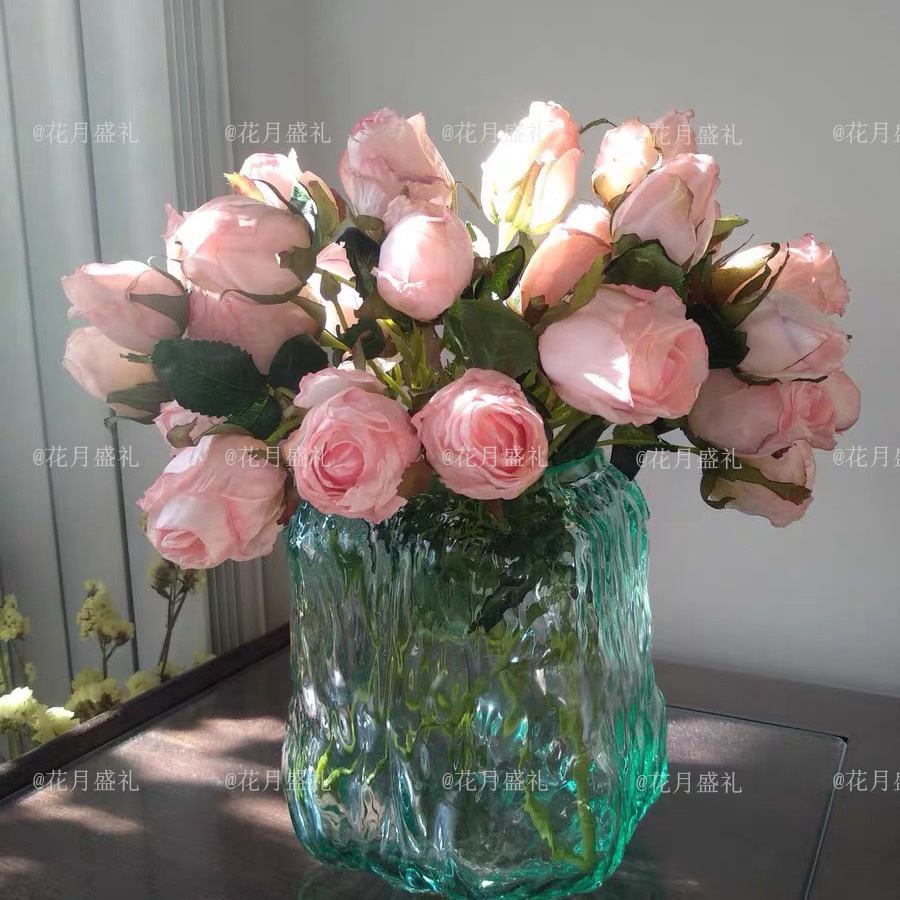 Hoa Hồng Giả Dạng Vòm Mềm Mại Dùng Để Trang Trí