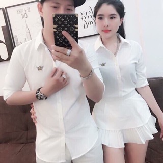 Áo sơmi cặp nam nữ cao cấp 352