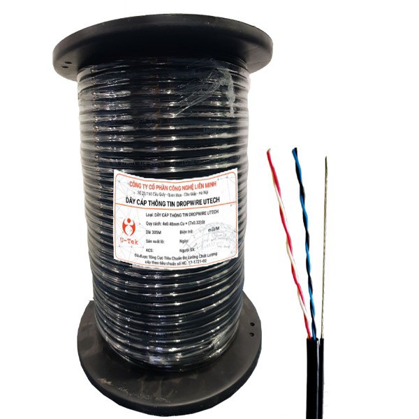 65M dây mạng ngoài trời bấm sẵn 2 đầu