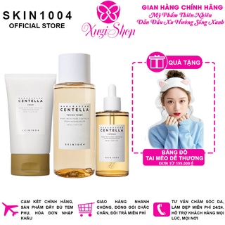 Bộ sản phẩm Dưỡng Da Giảm mụn Rau Má SKIN1004 Madagascar Centella