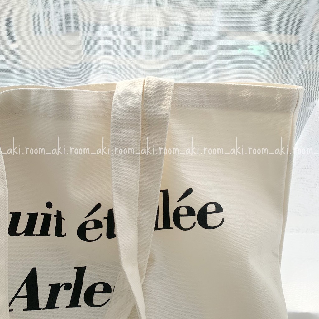 Túi tote vải ulzzang in chữ Arles