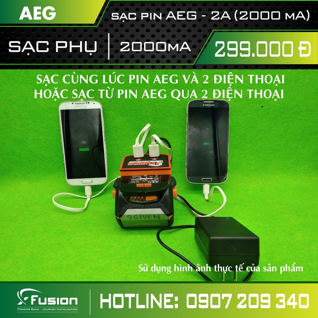 Sạc pin aeg