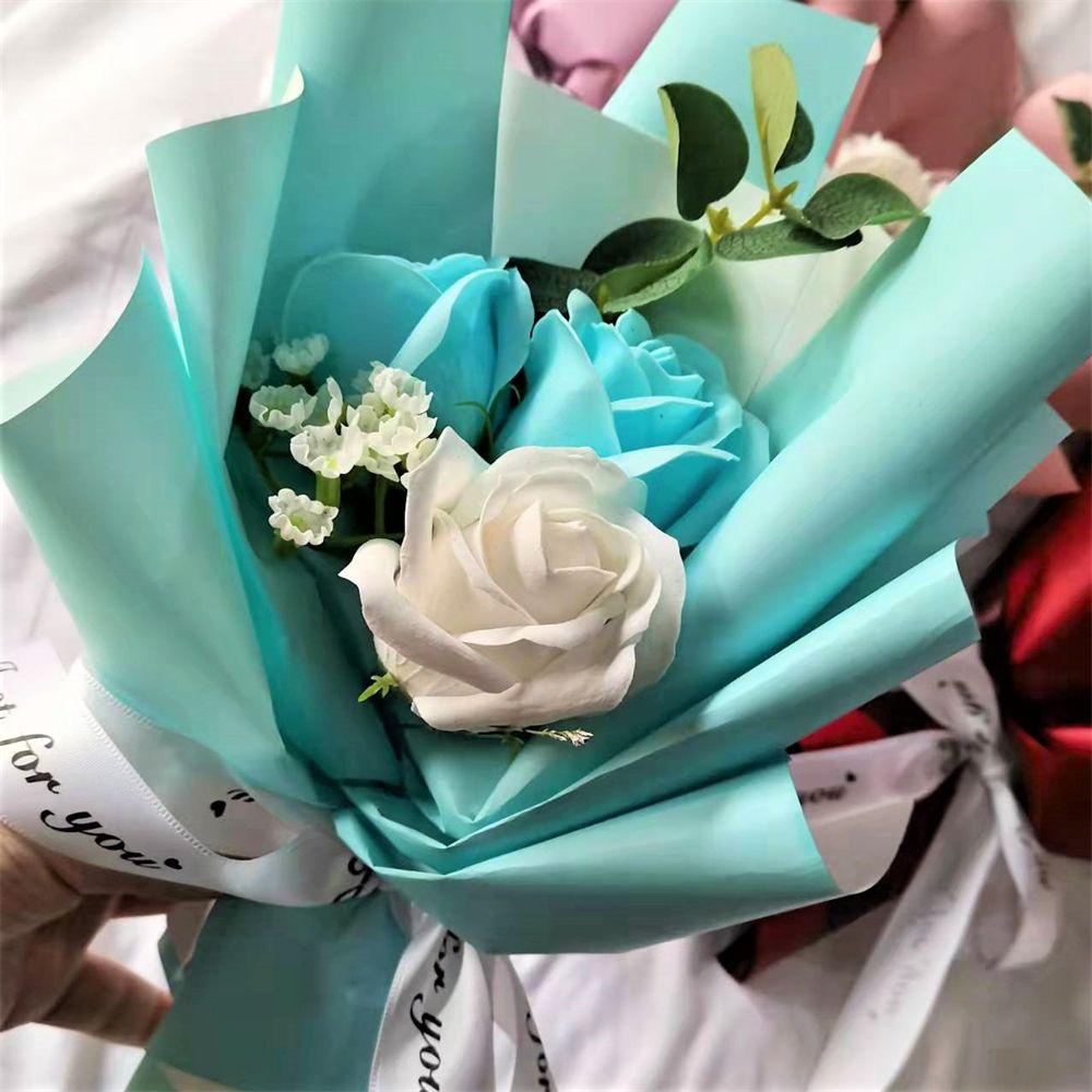 Bó Hoa Hồng Sáp Mini Trang Trí Tiệc