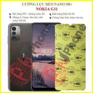 Dán cường lực dẻo nano nokia g11, g11 plus
