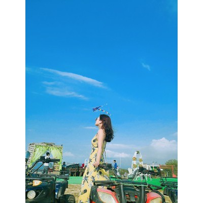 Váy Maxi 2 Dây Đẹp Đầm Body Đi Biển Hở Lưng Họa Tiết Quả Dứa Dáng Dài Xinh Xắn V00002 | BigBuy360 - bigbuy360.vn