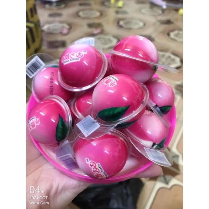 KẸO MÔNG QUẢ ĐÀO CÓ NHÂN HOA QUẢ SIÊU HOT TREND