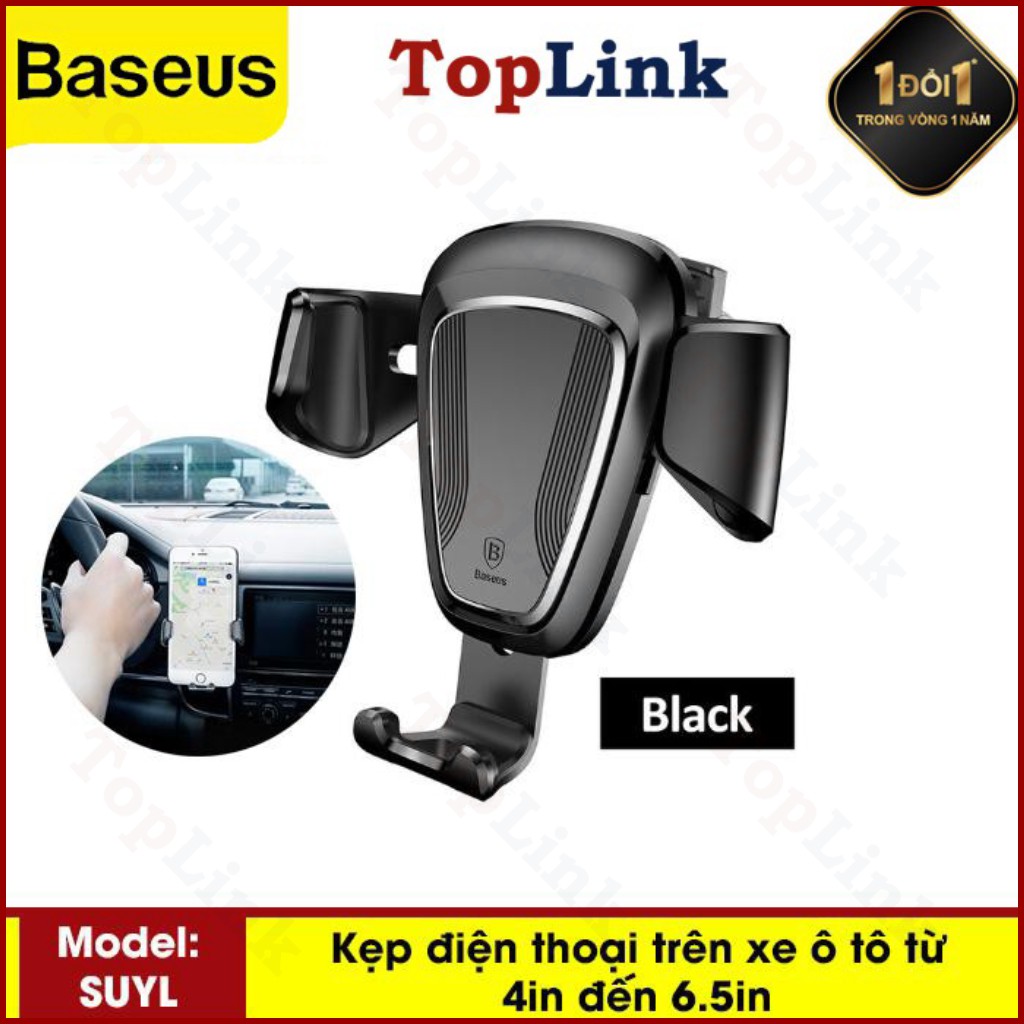 Giá Đỡ Điện Thoại Ô Tô Baseus Gravity Car Mount - Giá Đỡ Điện Thoại Ô Tô Cửa Gió Điều Hòa - TopLink