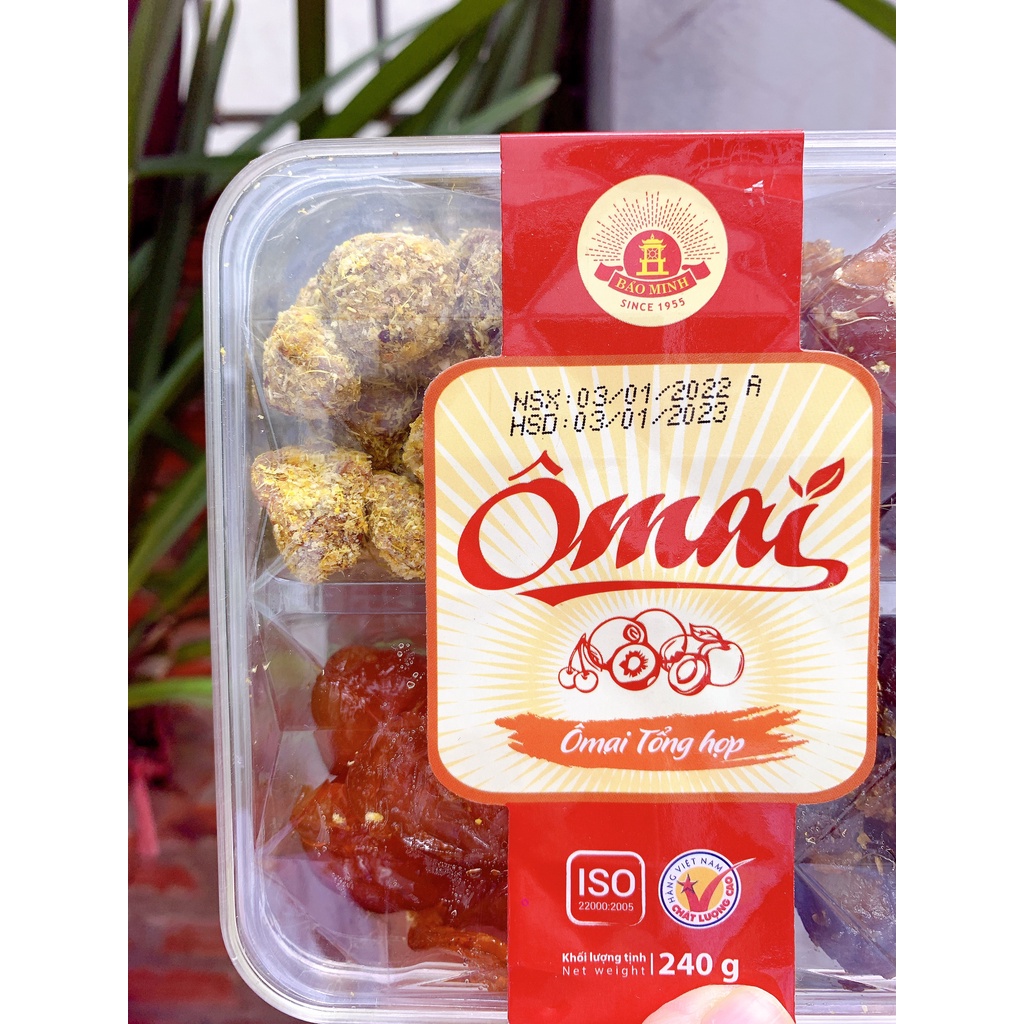 Ô mai tổng hợp mơ mận Bảo Minh 240G