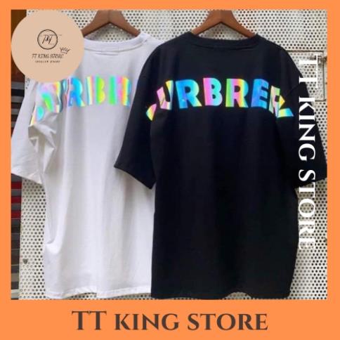 [TTKing Store] Áo thun nam nữ Burberry Ngầu Chất, áo phông freesize tay lỡ 