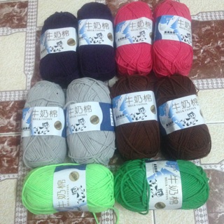 Set len milk 50g và milk bò
