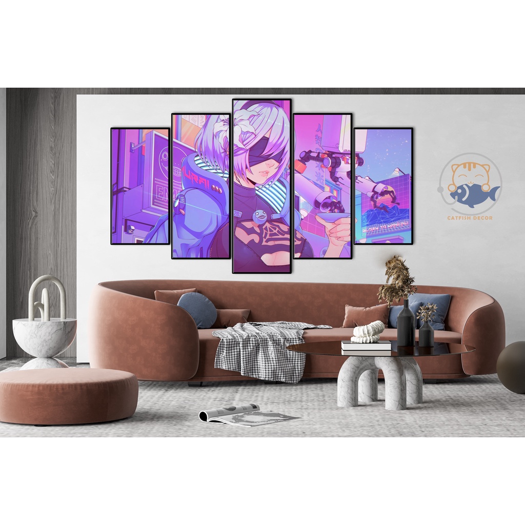 Tranh Dán Tường Gaming CYBERPUNK 2077 - Bộ 5