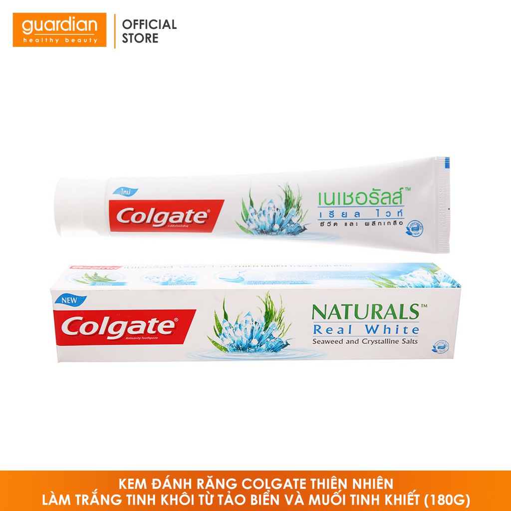 Kem đánh răng Colgate thiên nhiên làm trắng tinh khôi từ Tảo biển và muối tinh khiết (180g)