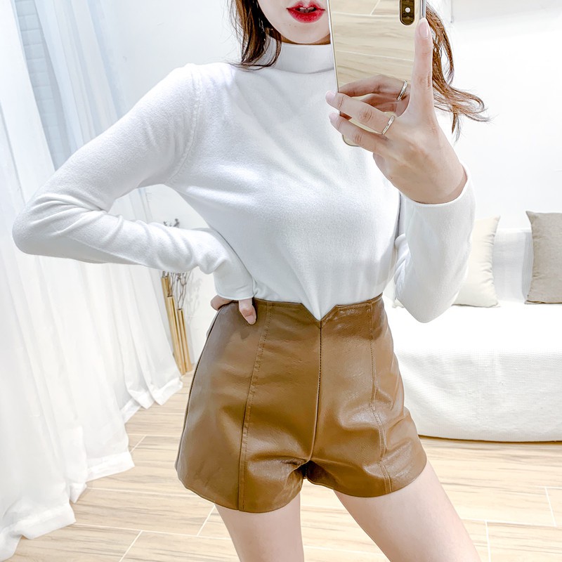 QUẦN SHORT DA NỮ ULZZANG