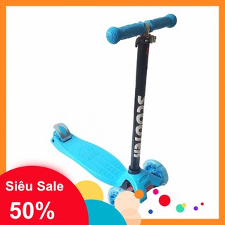 Xe trượt scotter chất liệu nhựa 3 bánh có đèn