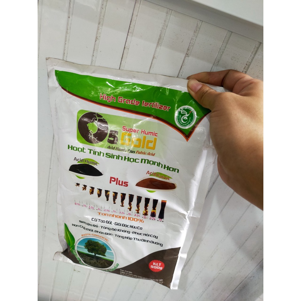 Humic dạng vảy tan nhanh siêu ra rễ gói 900g