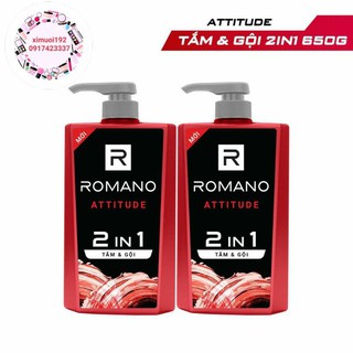 Tắm Gội Romano 2in1 650ml