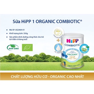 Sữa Hipp số 1 350g Organic Combiotic