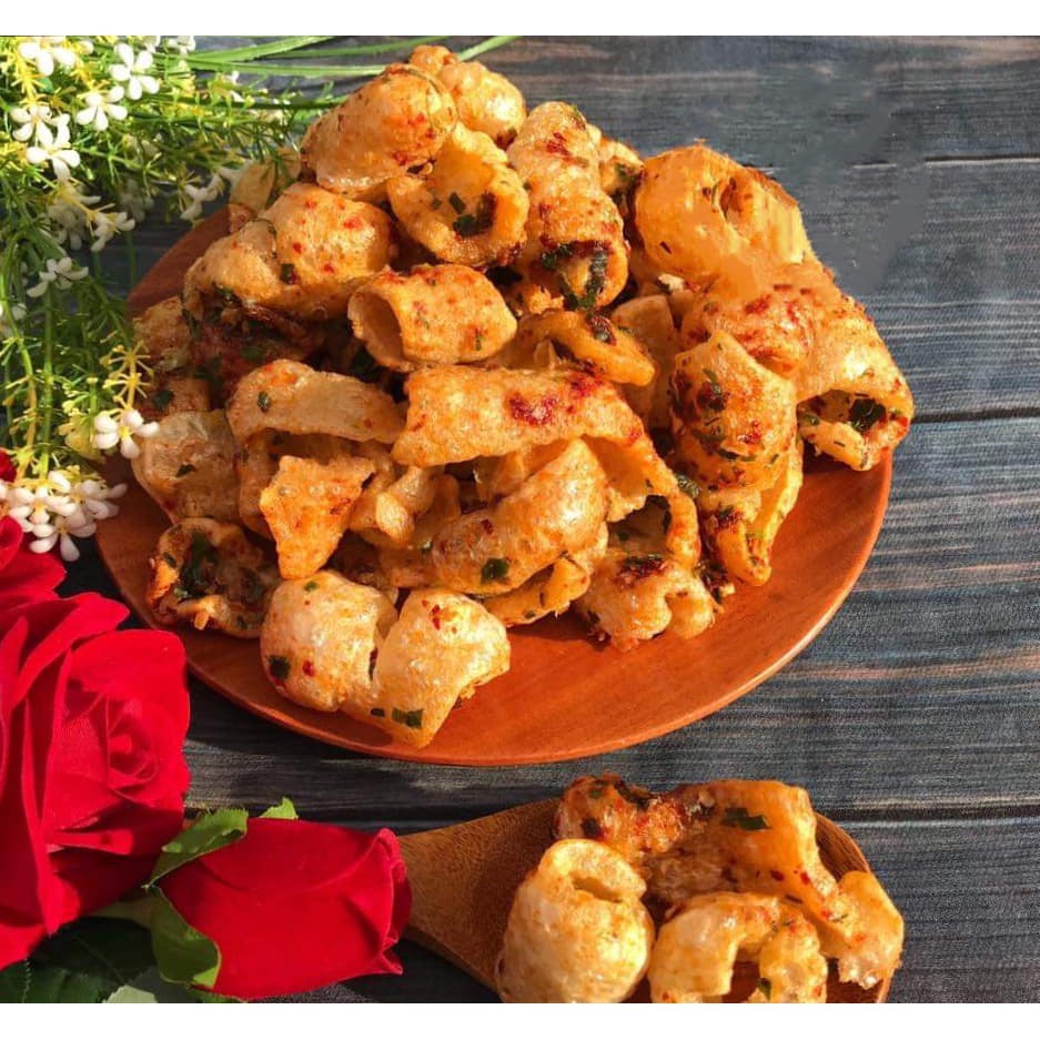 Da Heo chiên mắm sate Ớt - đồ ăn vặt