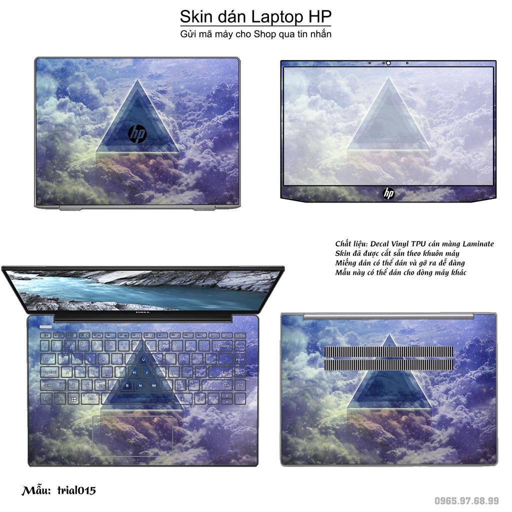 Skin dán Laptop HP in hình Đa giác _nhiều mẫu 3 (inbox mã máy cho Shop)