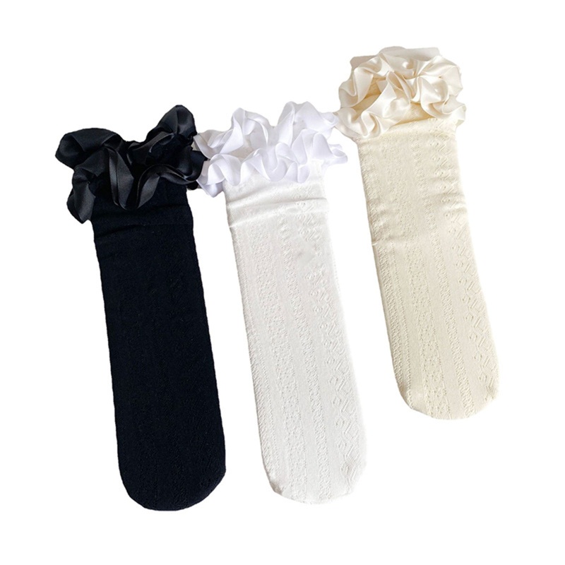 1 Đôi Tất Ren Rỗng Phong Cách Lolita Nhật Bản Ngọt Ngào