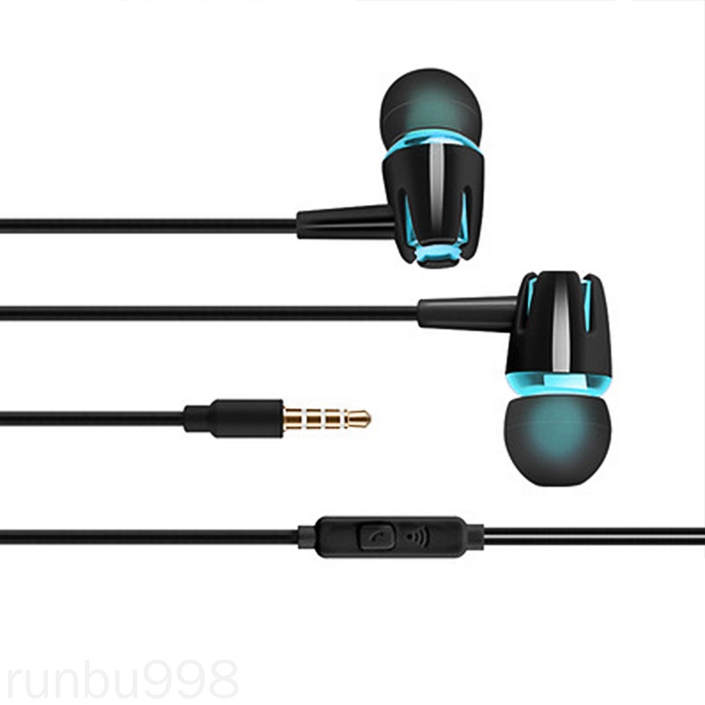 Tai nghe nhét tai có dây jack 3.5mm kèm mic cho điện thoại