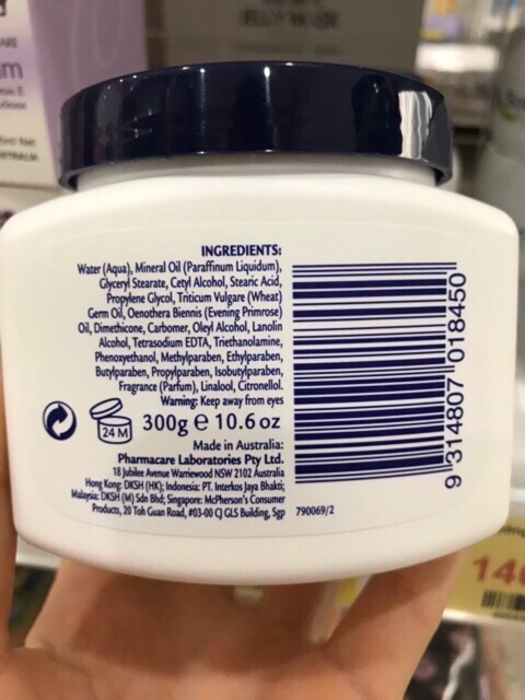 Kem dưỡng da Vitammin E REDWIN 300g- Úc