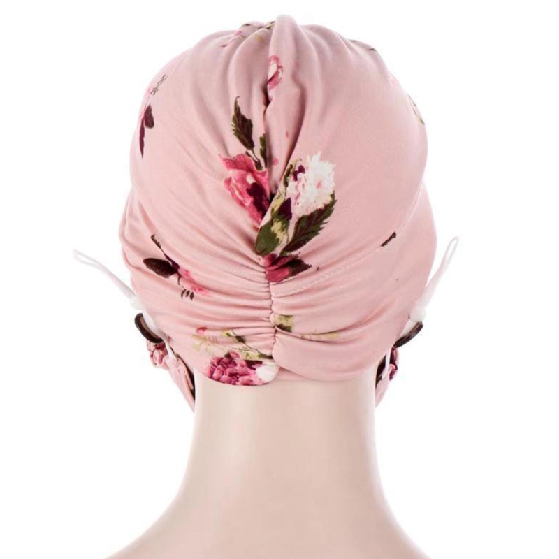 Set 2 Mũ Trùm Đầu + Mặt Nạ Chemo Họa Tiết Rằn Ri Dùng Khi Ngủ Cho Phụ Nữ Hồi Giáo Fr