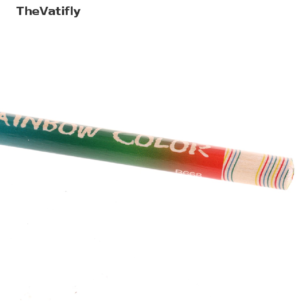 [Thevalifly] Set 10 Bút Chì Ngòi Mảnh Bốn Màu Sắc Cầu Vồng Sáng Tạo