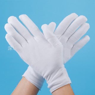 Rẻ Conbo 5 / đôi Găng Tay vải coston trắng