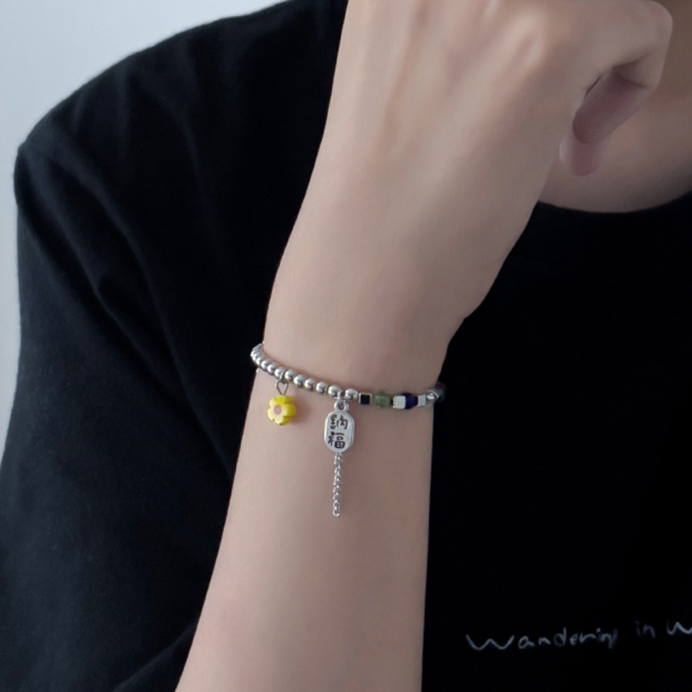 Vòng Tay Chuỗi Hạt Phong Cách Harajuku Cổ Điển Thời Trang