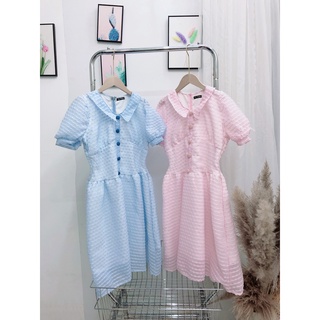ĐẦM XOÈ VIỀN NÚT CỔ TRỤ BIGSIZE D749 ❤ FREESHIP ❤ HÌNH THẬT 100% SHOP TỰ CHỤP