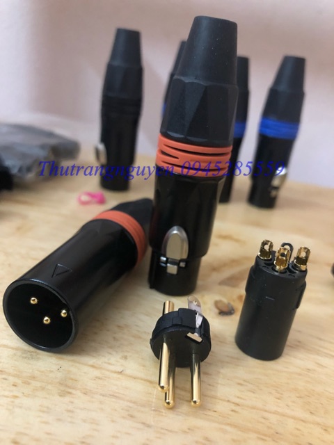 Jack canon,XLR đực cái hàng chuẩn lõi đồng mạ vàng LS1136,1137