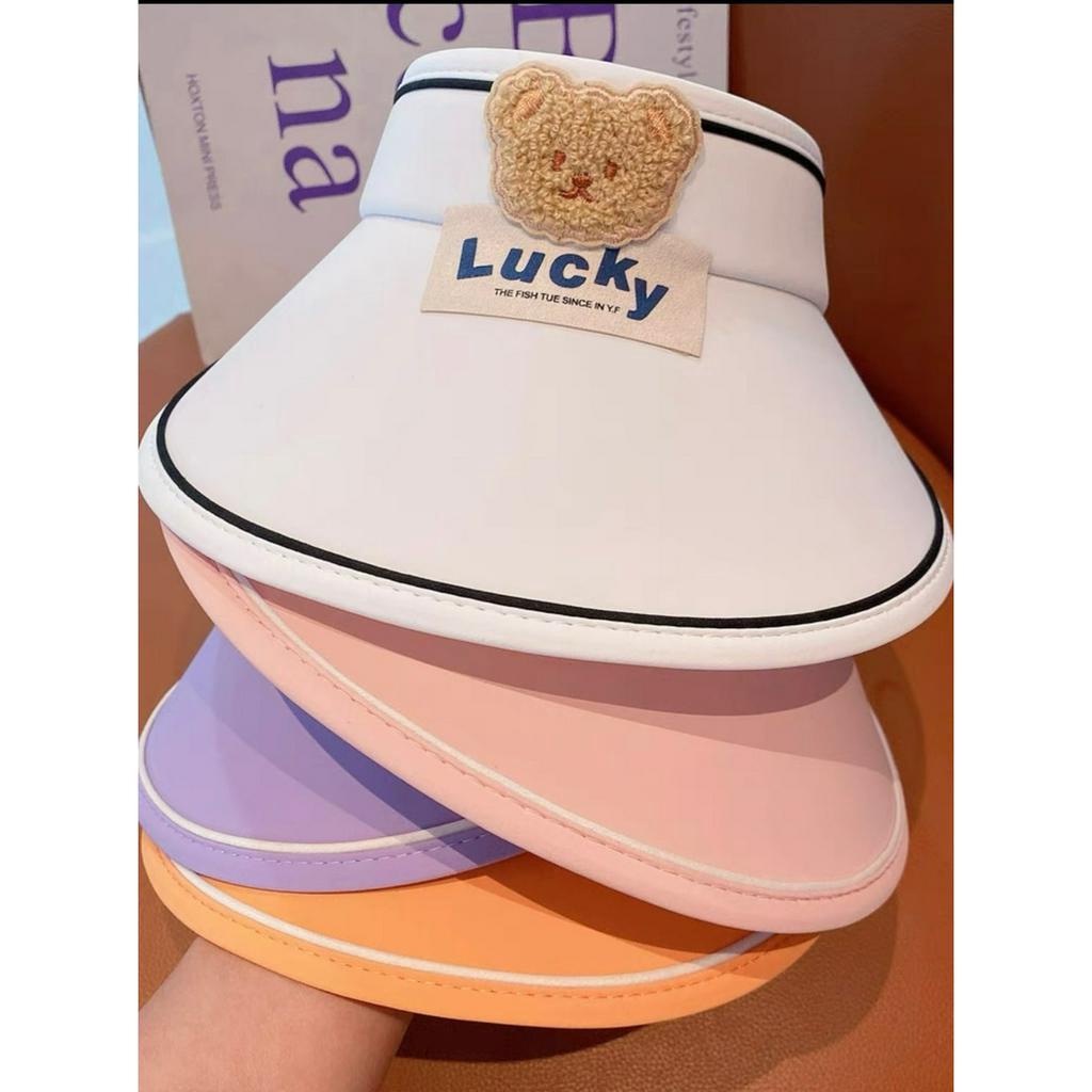 Mũ Chống Nắng LUCKY Mùa Hè Phong Cách Hàn Quốc Dễ Phối Đồ Cho Bé Yêu A.Đ