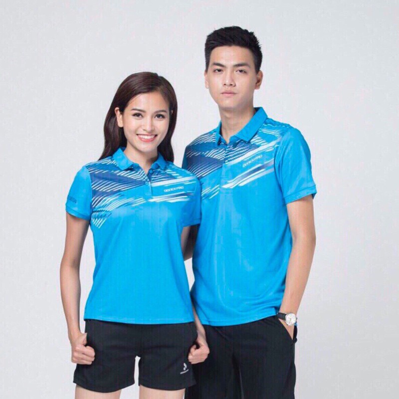 - Áo cầu lông Lining màu Xanh Hàng Mới 2021