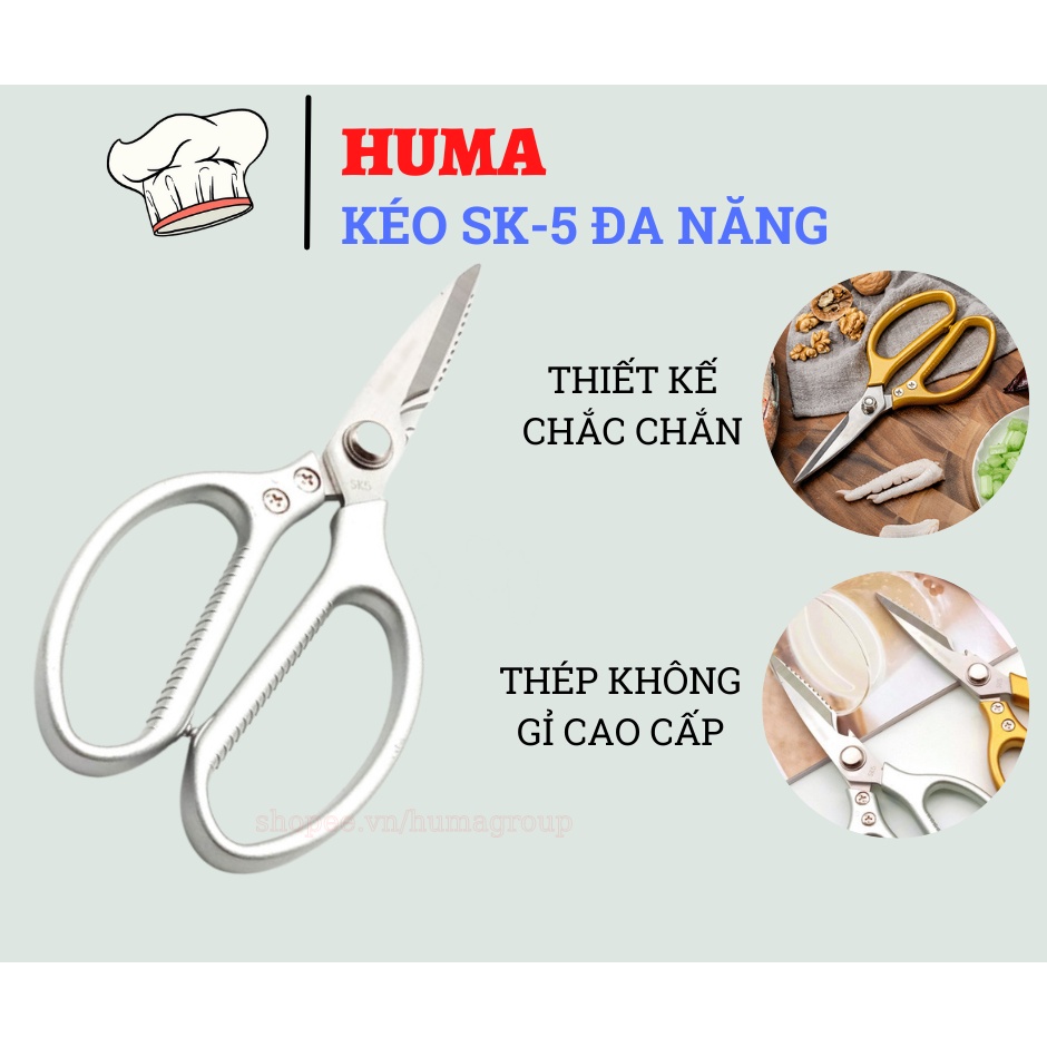 Kéo SK5 Cắt Gà Đa Năng Sắc Bén Hàng Nội Địa Nhật