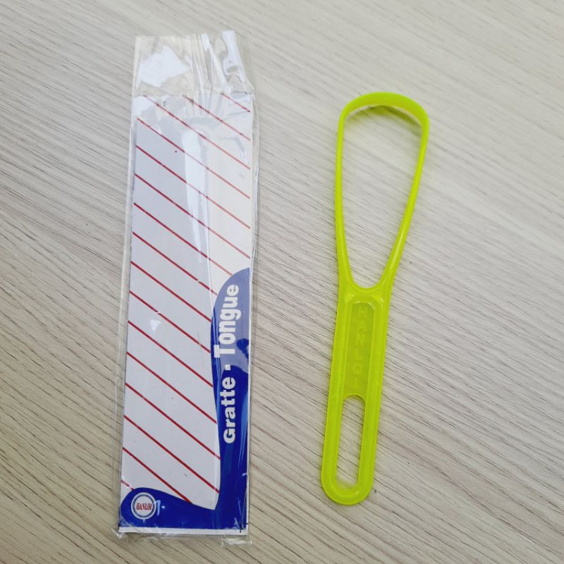 Dụng cụ cạo lưỡi,que cạo lưỡi vệ sinh lưỡi bằng nhựa (15cm)