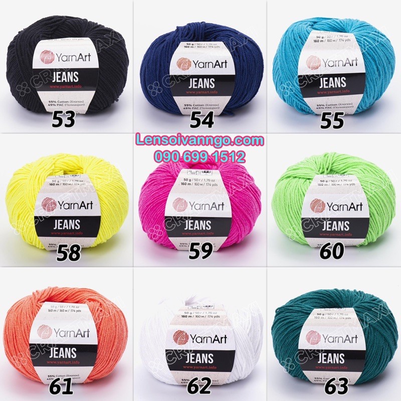 Len YarnArt JEANS Thổ Nhĩ Kì