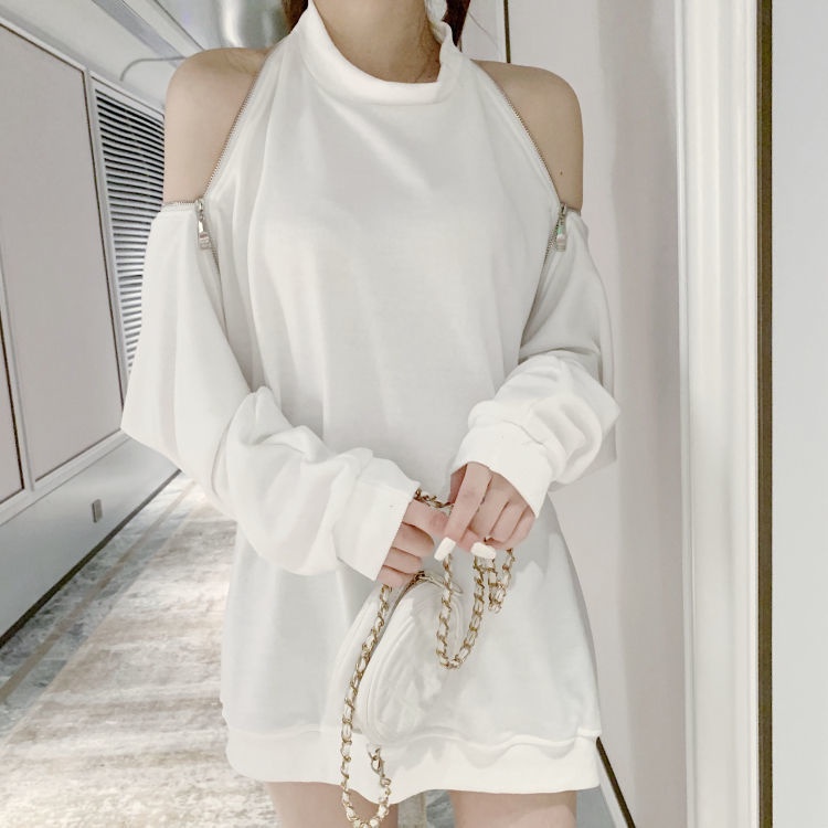 Áo sweater cổ tròn tay dài có khóa kéo thời trang Hàn Quốc | WebRaoVat - webraovat.net.vn