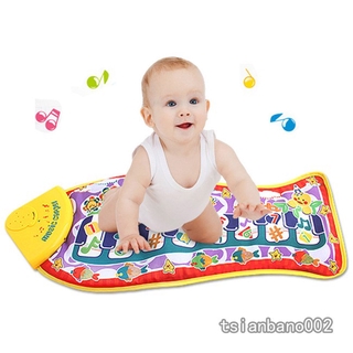 【In stock】 Fish Shape Touch Piano Toy Music Creative Carpet Early Educational Toy for Babies Children