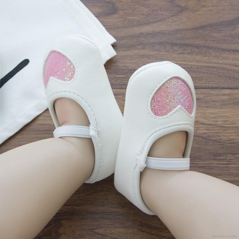 Giày búp bê đính nơ đáng yêu cho bé gái