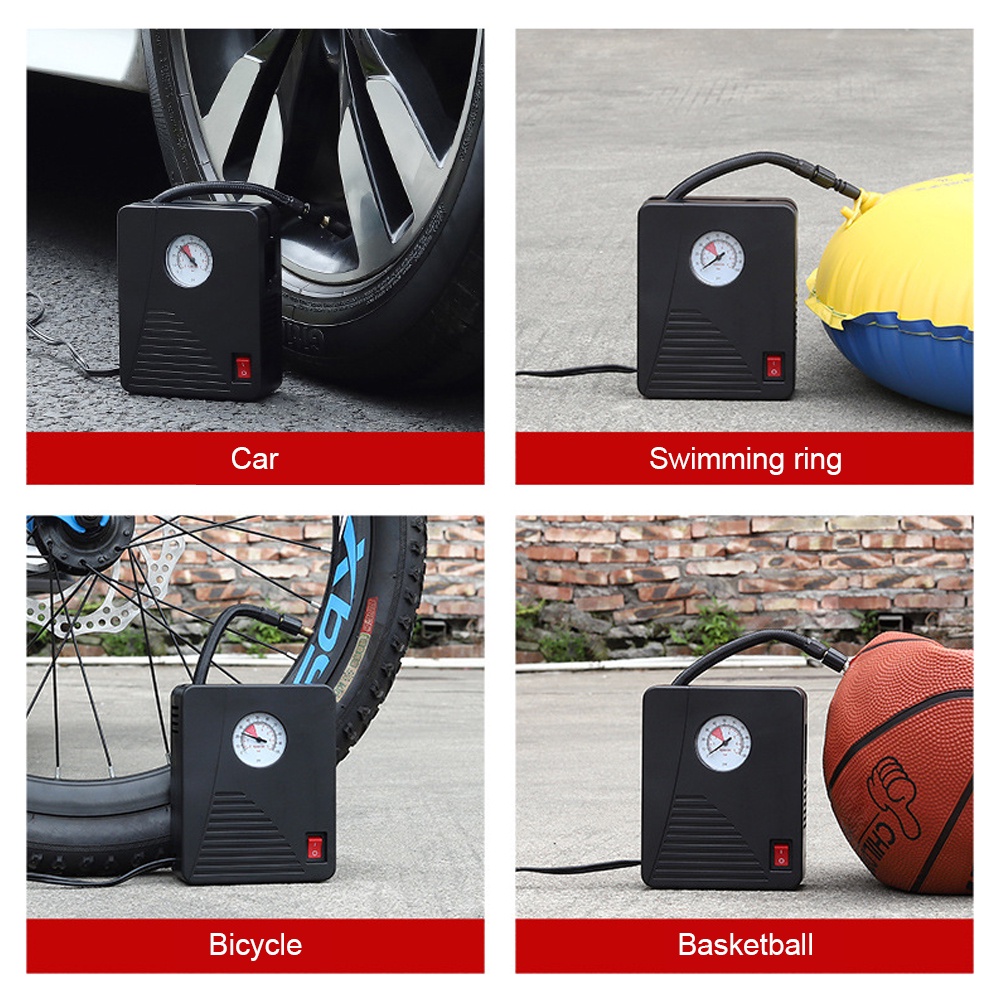 Máy Bơm Lốp Xe Kỹ Thuật Số 12V 100PSI