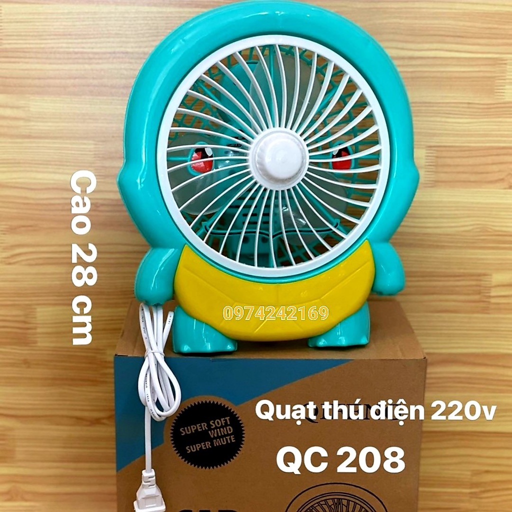 QUẠT MINI HÌNH THÚ CẮM ĐIỆN 220V