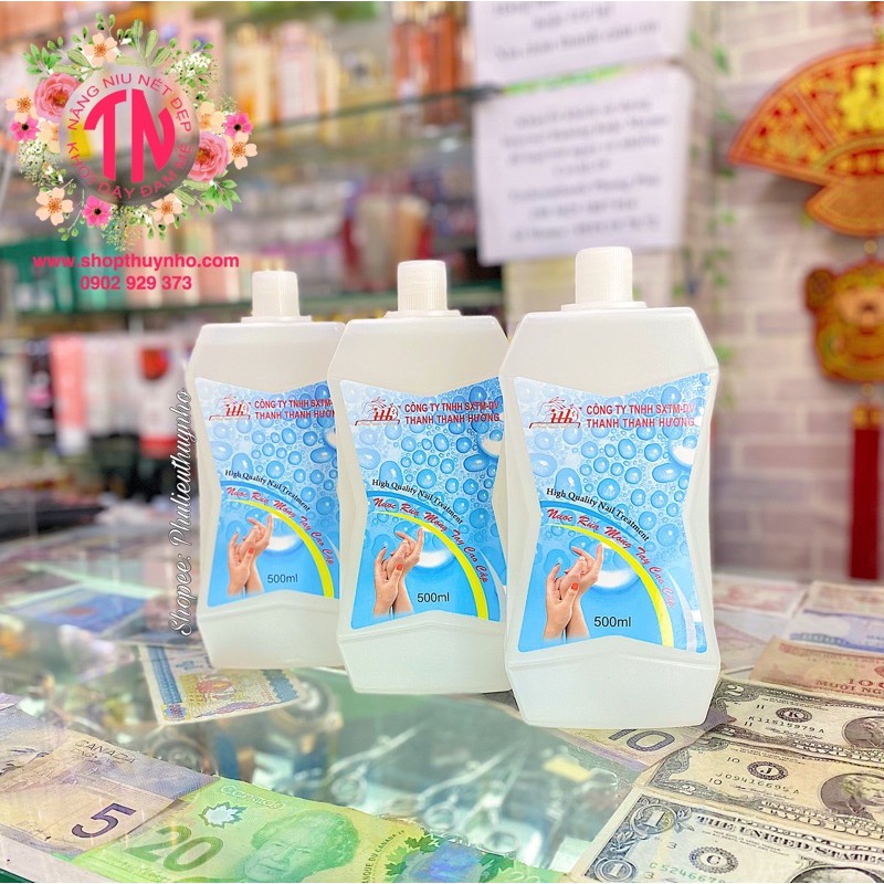 [HÀNG LOẠI 1]Nước rửa móng tay,nước tẩy móng tay,Acetone Thanh Thanh Hương cao cấp - 500ml