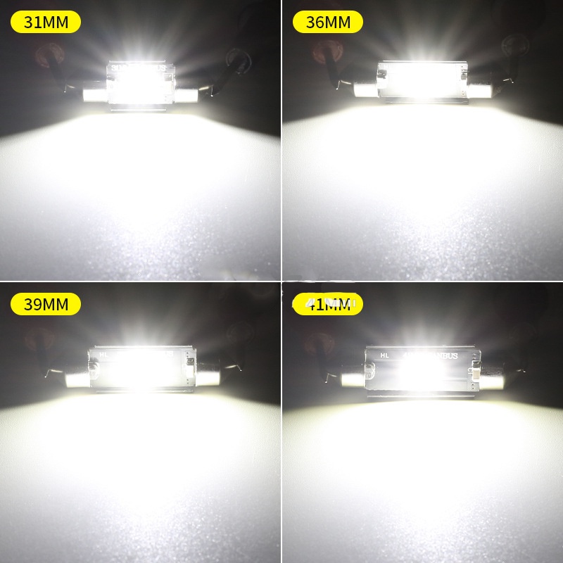 Bóng LED trần, đọc sách, cốp, chip CSP 1860 festoon Canbus F1860-1 kích thước 41mm