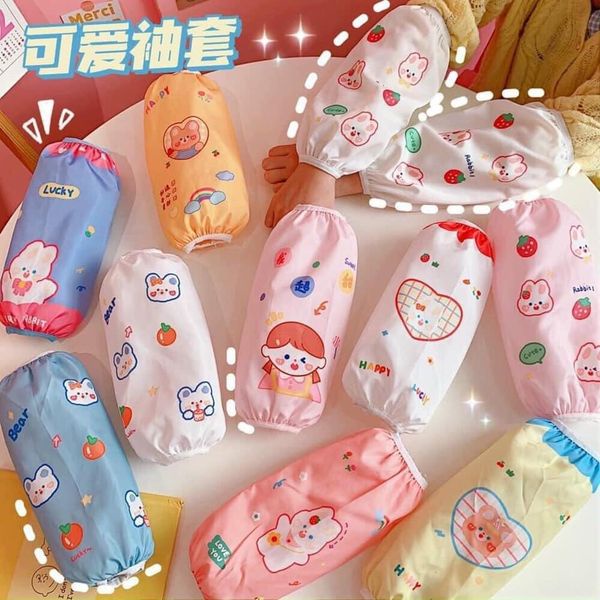 SET 2 BAO ỐNG TAY ÁO CHỐNG BẨN CHỐNG THẤM CUTE DÙNG TRONG NHÀ BẾP